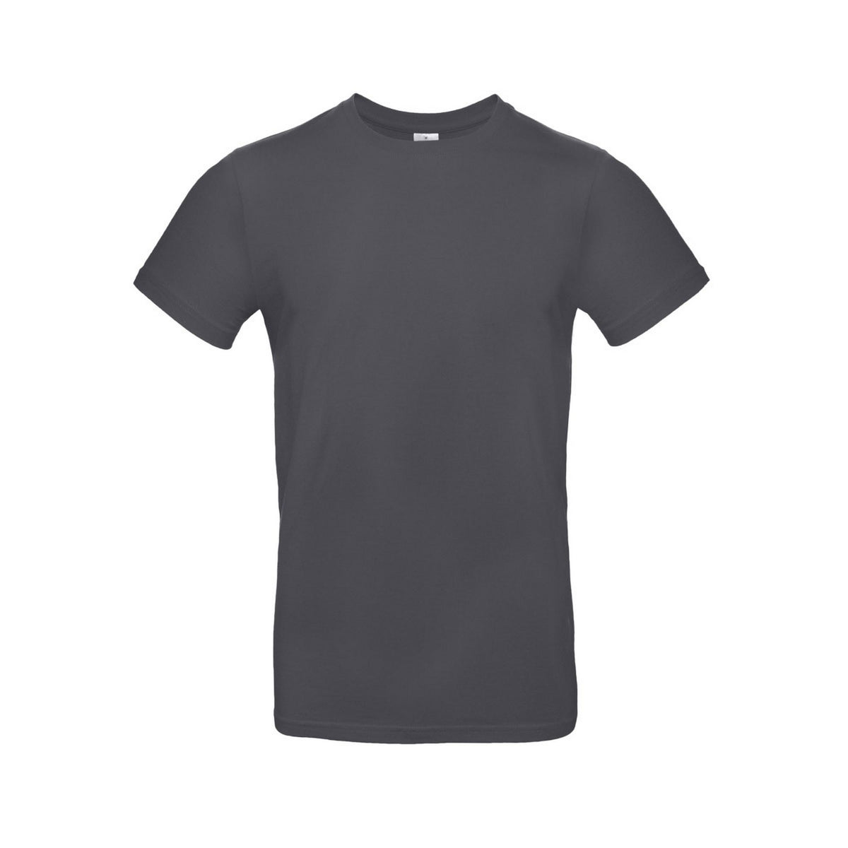 Dark Grey - Front - B&C Mens #E190 Tee