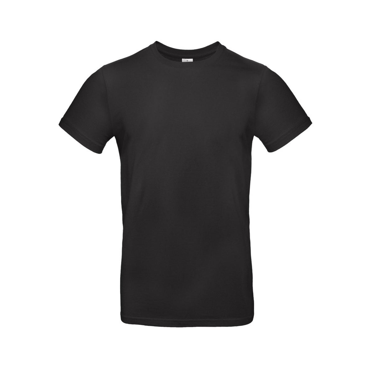Black - Front - B&C Mens #E190 Tee