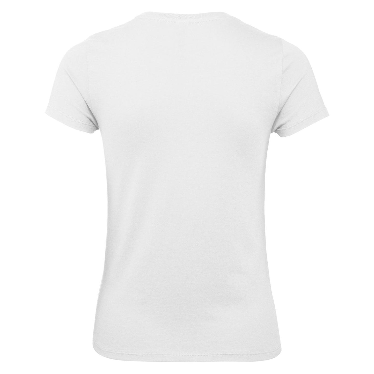 White - Back - B&C Womens-Ladies #E150 Tee