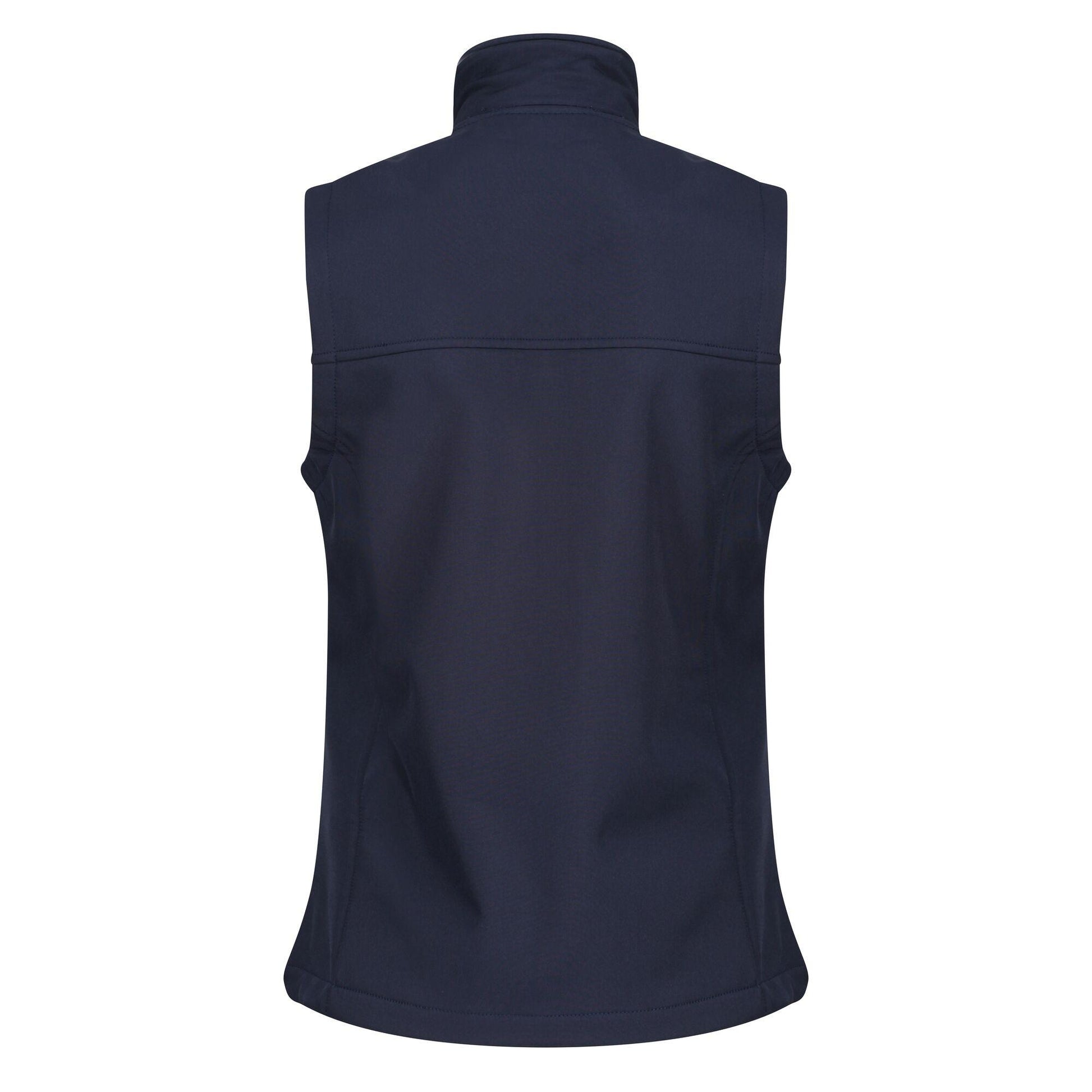Navy-Navy - Back - Regatta Womens-Ladies Flux Softshell Gilet