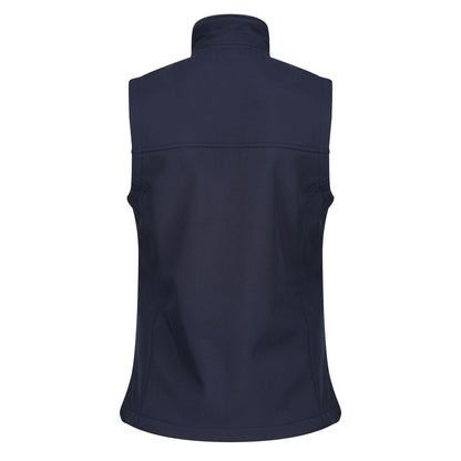 Navy-Navy - Back - Regatta Womens-Ladies Flux Softshell Gilet