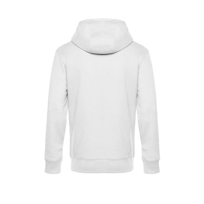 White - Back - B&C Mens King Zipped Hooded Sweat