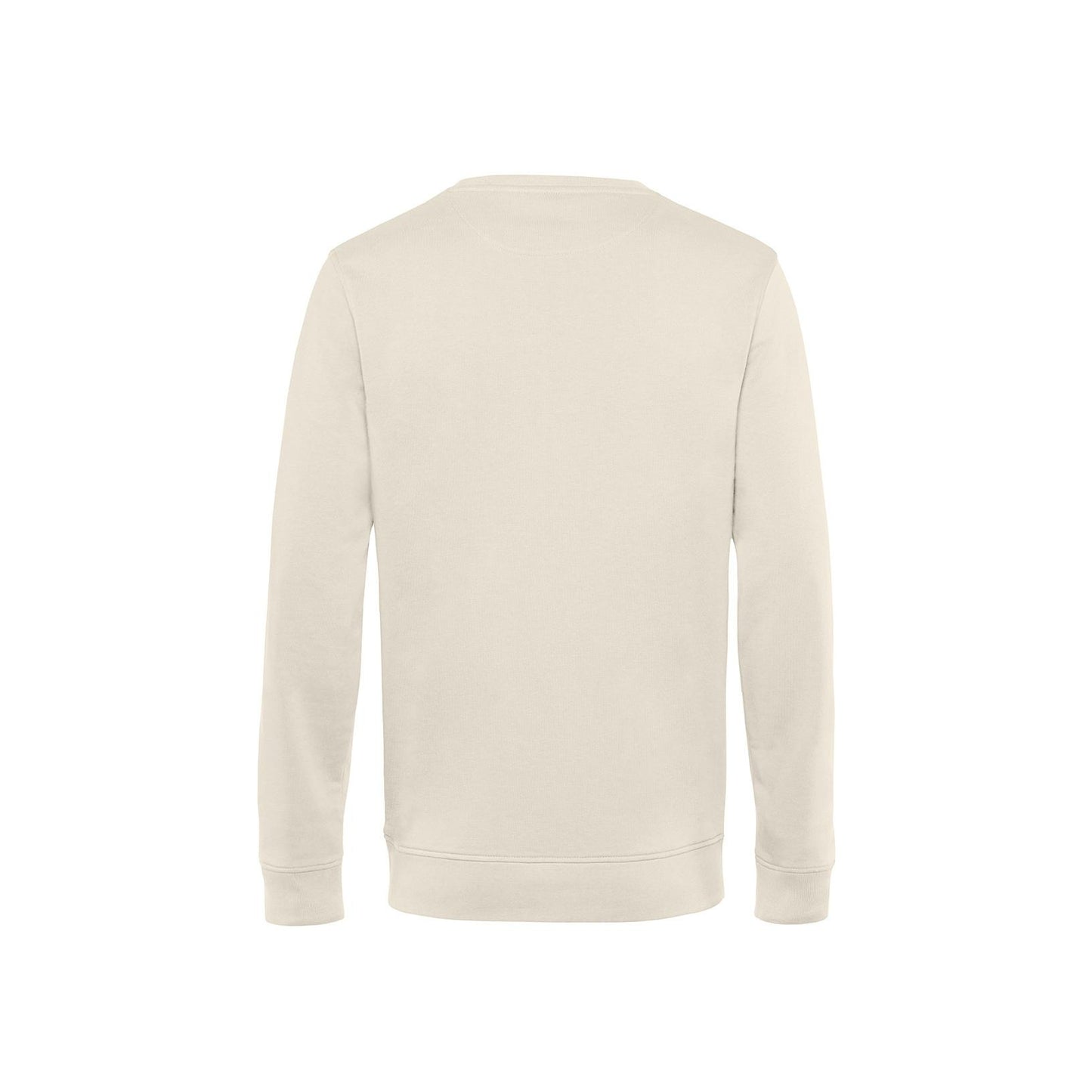Off White - Side - B&C Mens Organic Crew Neck Sweat