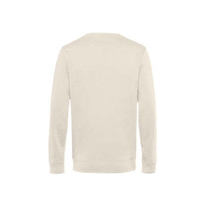 Off White - Side - B&C Mens Organic Crew Neck Sweat
