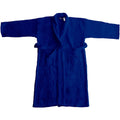 Navy Blue - Back - Jassz Towel Plain Bath Robe (380 GSM)