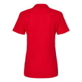 Cherry Red - Back - Gildan Womens-Ladies Pique Soft Touch Polo Shirt