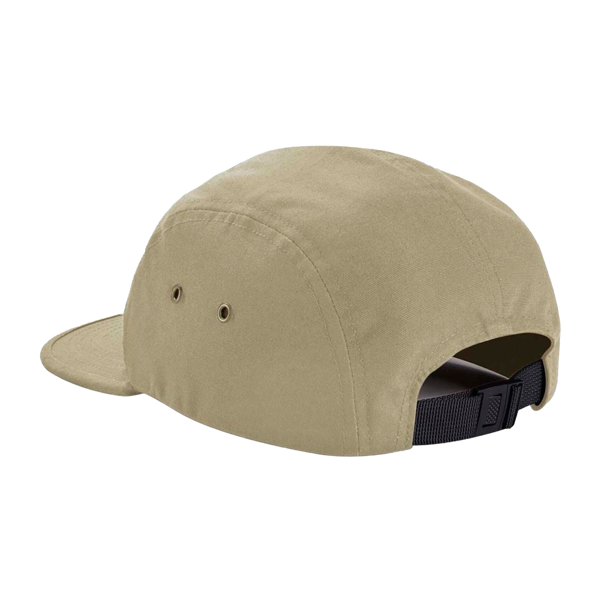 Desert Sand - Back - Beechfield Canvas 5 Panel Baseball Cap