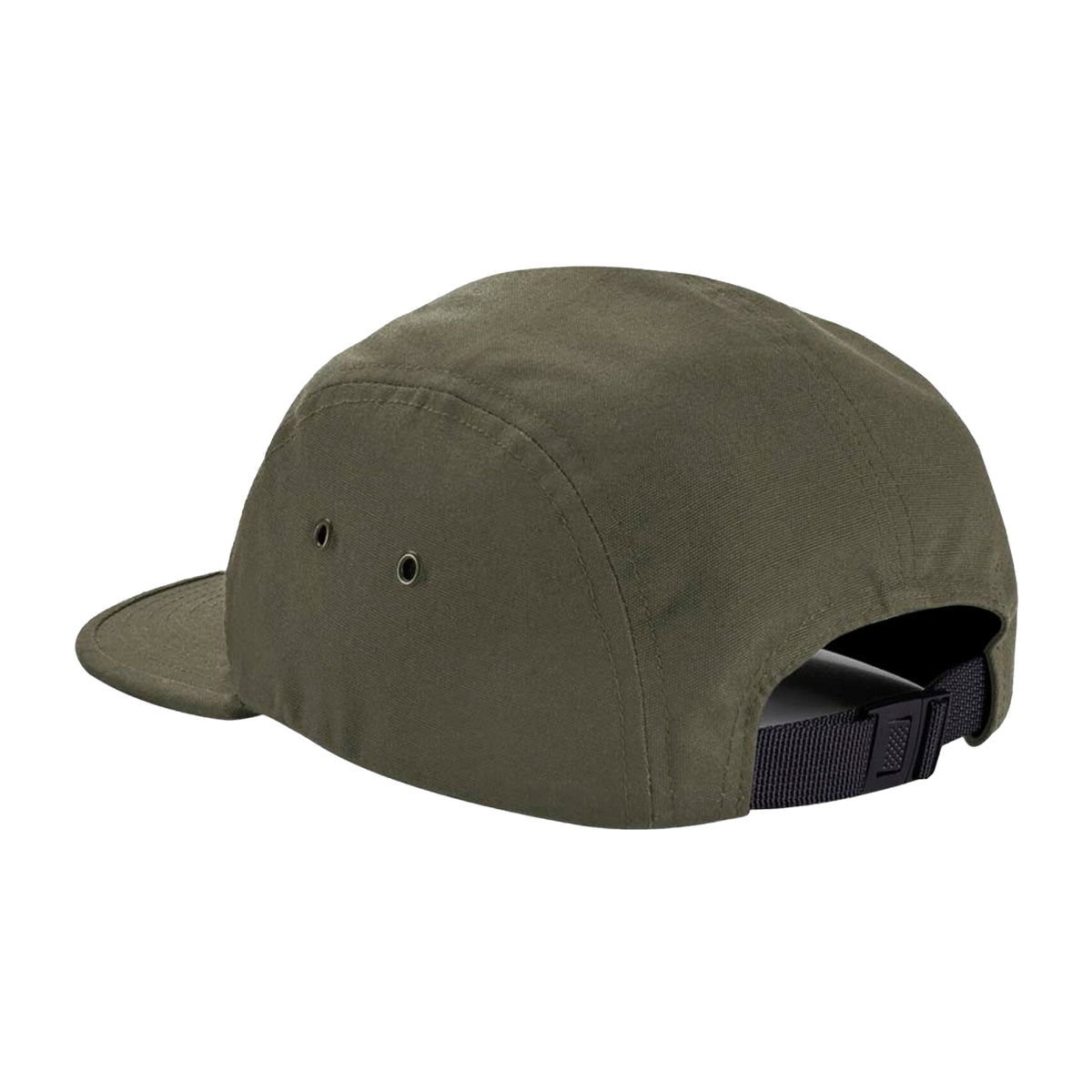 Olive Green - Back - Beechfield Canvas 5 Panel Baseball Cap
