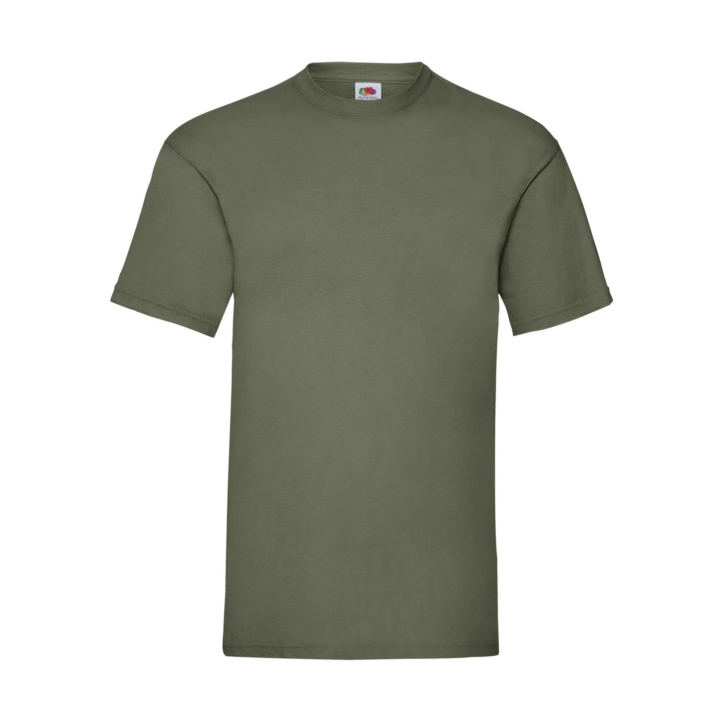 Classic Olive - Front - Fruit Of The Loom Mens Valueweight T-Shirt