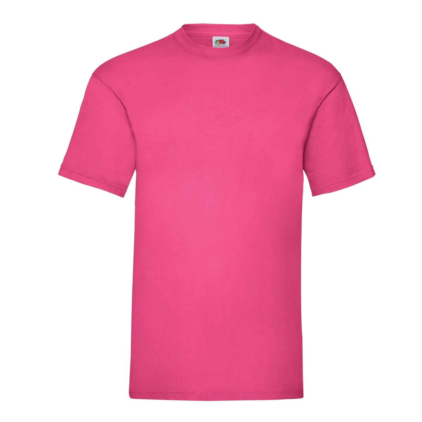 Fuchsia - Front - Fruit Of The Loom Mens Valueweight T-Shirt