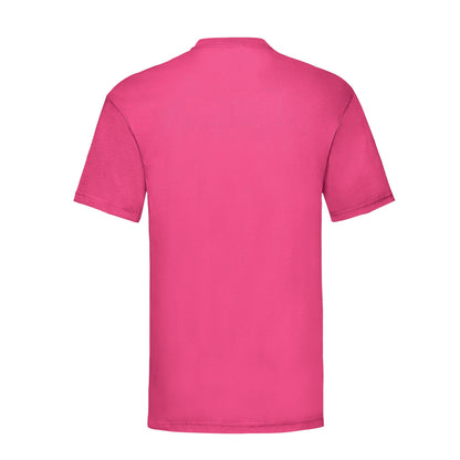 Fuchsia - Back - Fruit Of The Loom Mens Valueweight T-Shirt