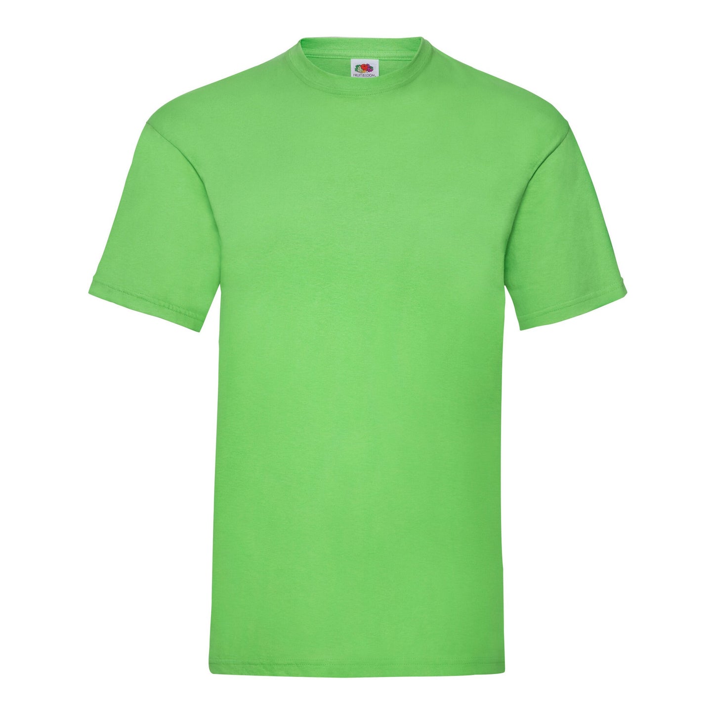 Lime Green - Front - Fruit Of The Loom Mens Valueweight T-Shirt