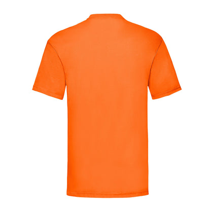 Orange - Back - Fruit Of The Loom Mens Valueweight T-Shirt