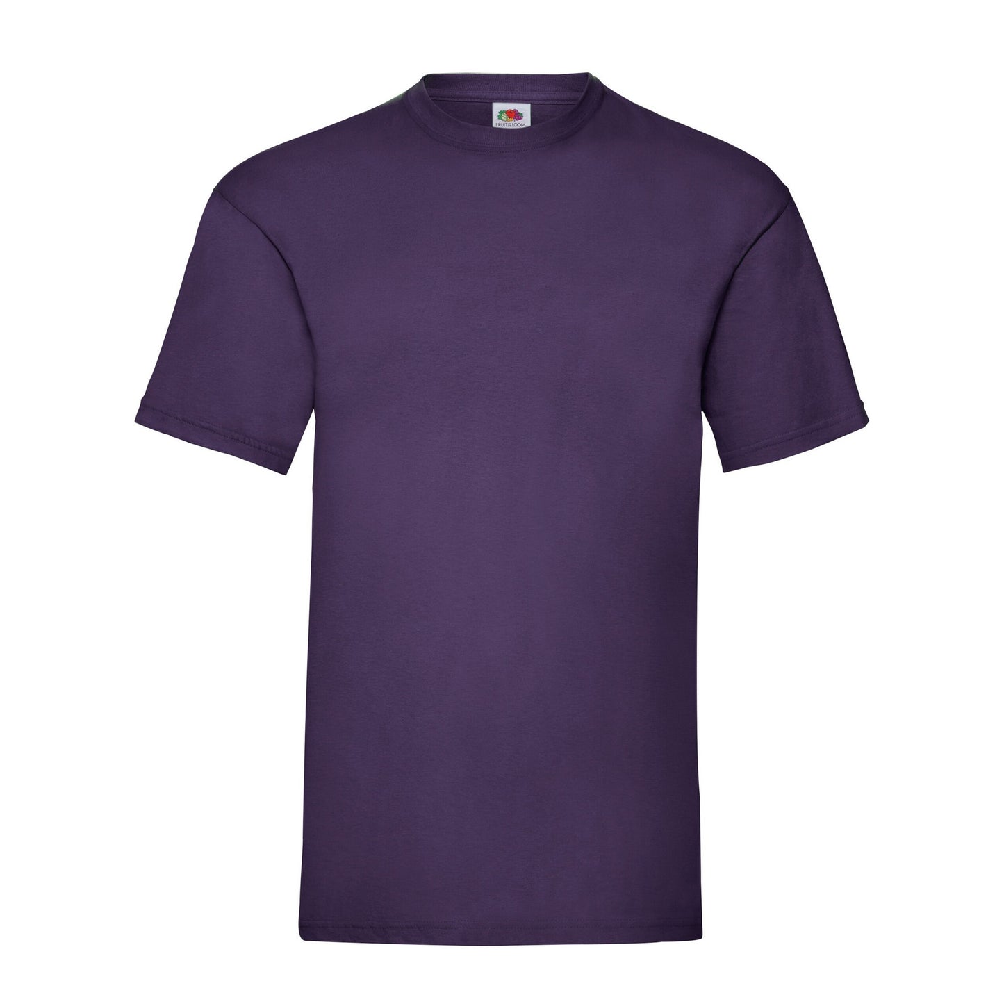 Purple - Front - Fruit Of The Loom Mens Valueweight T-Shirt