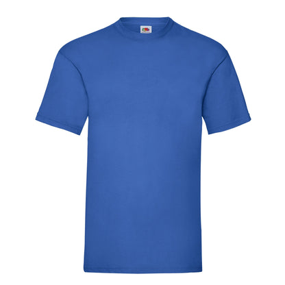 Royal Blue - Front - Fruit Of The Loom Mens Valueweight T-Shirt