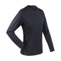 Black - Front - Spiro Womens-Ladies Performance T-Shirt
