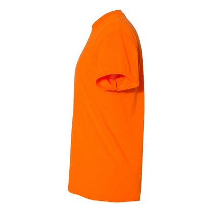 S Orange - Side - Gildan Unisex Adult DryBlend T-Shirt