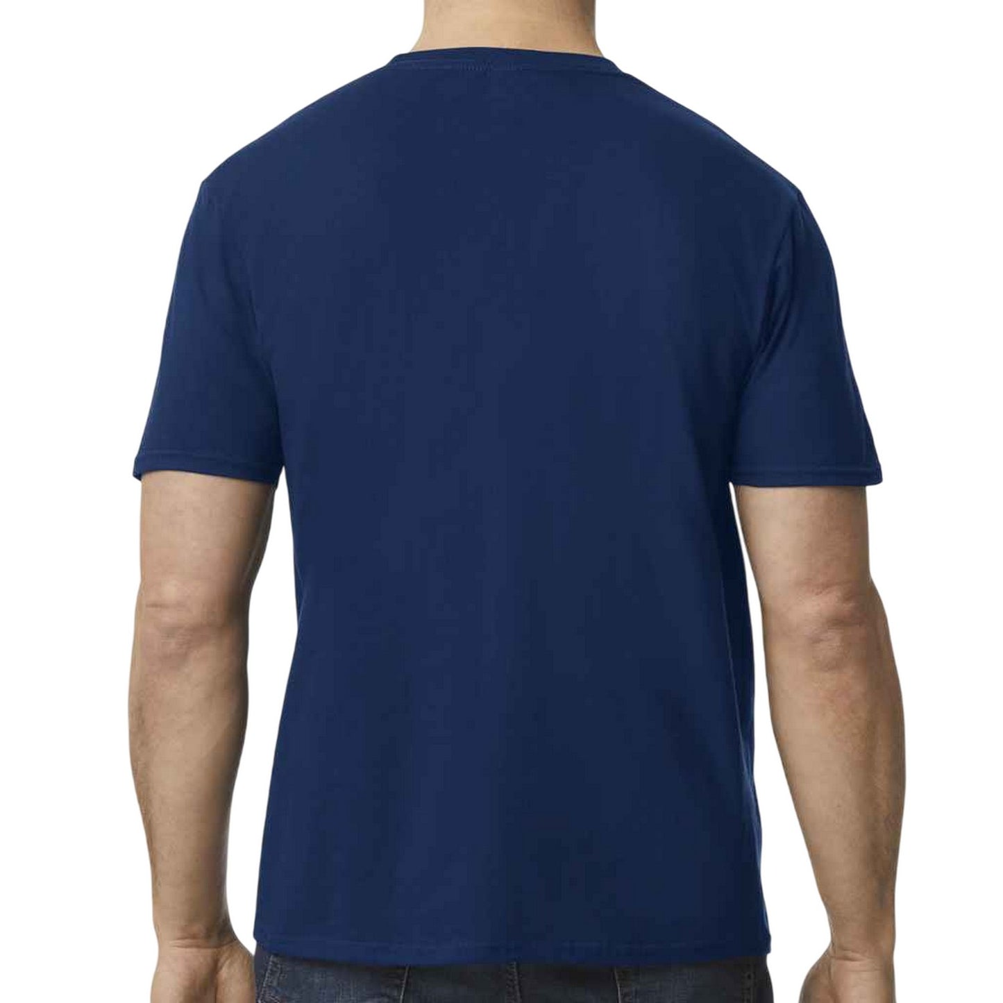 Navy - Back - Gildan Unisex Adult Softstyle EZ T-Shirt