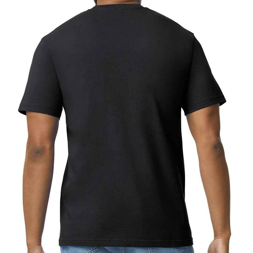 Black - Back - Gildan Unisex Adult Cotton Lightweight T-Shirt