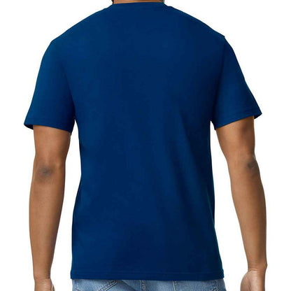 Navy - Back - Gildan Unisex Adult Cotton Lightweight T-Shirt