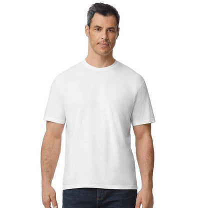 White - Front - Gildan Unisex Adult Cotton Lightweight T-Shirt