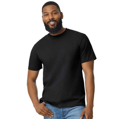 Black - Front - Gildan Unisex Adult Cotton Lightweight T-Shirt