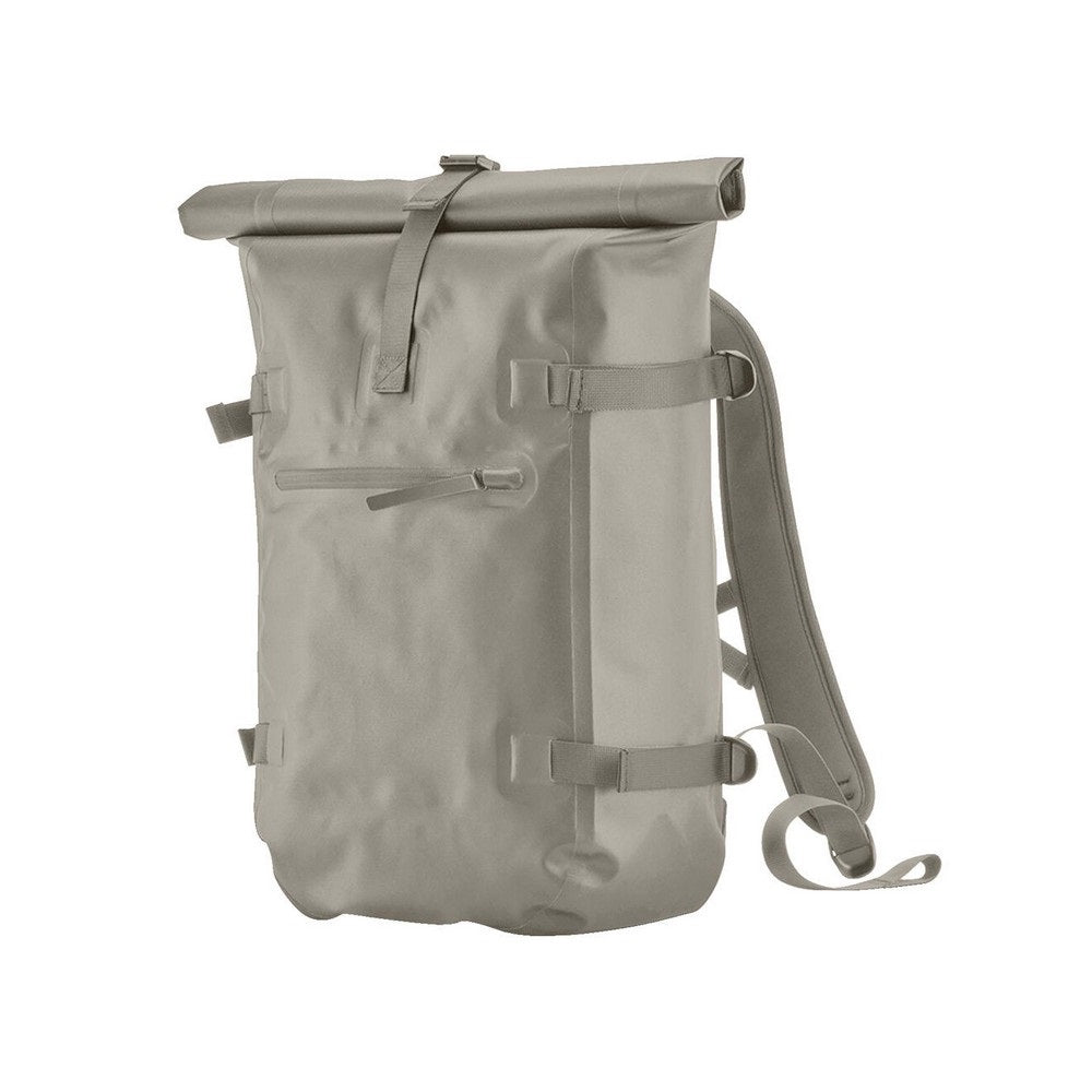 Natural Stone - Back - Quadra Roll Top Waterproof Backpack