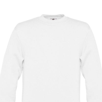 White - Back - B&C Childrens-Kids Set-in Sweatshirt