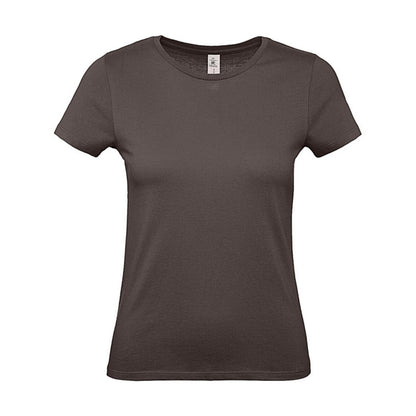 Bear Brown - Front - B&C Womens-Ladies #E150 T-Shirt