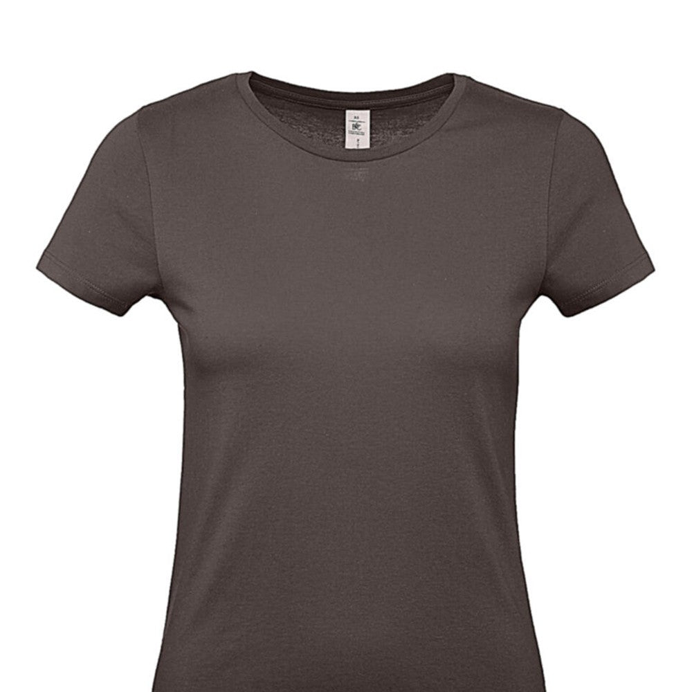 Bear Brown - Back - B&C Womens-Ladies #E150 T-Shirt