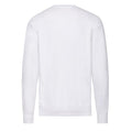 White - Side - Fruit of the Loom Mens Lightweight Set-in Sweatshirt