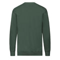 Bottle Green - Back - Fruit of the Loom Mens Lightweight Set-in Sweatshirt