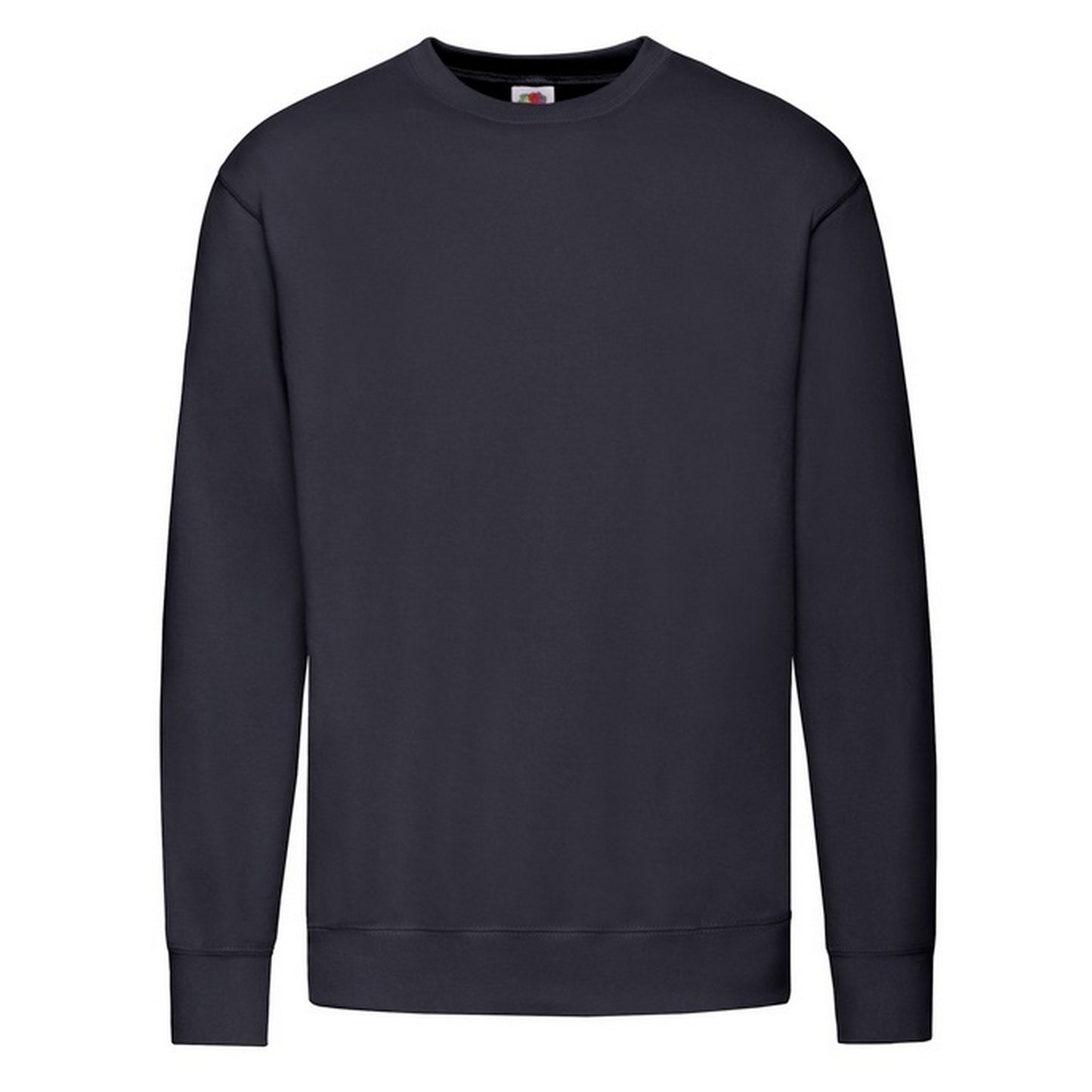 Deep Navy - Front - Fruit of the Loom Mens Lightweight Set-in Sweatshirt