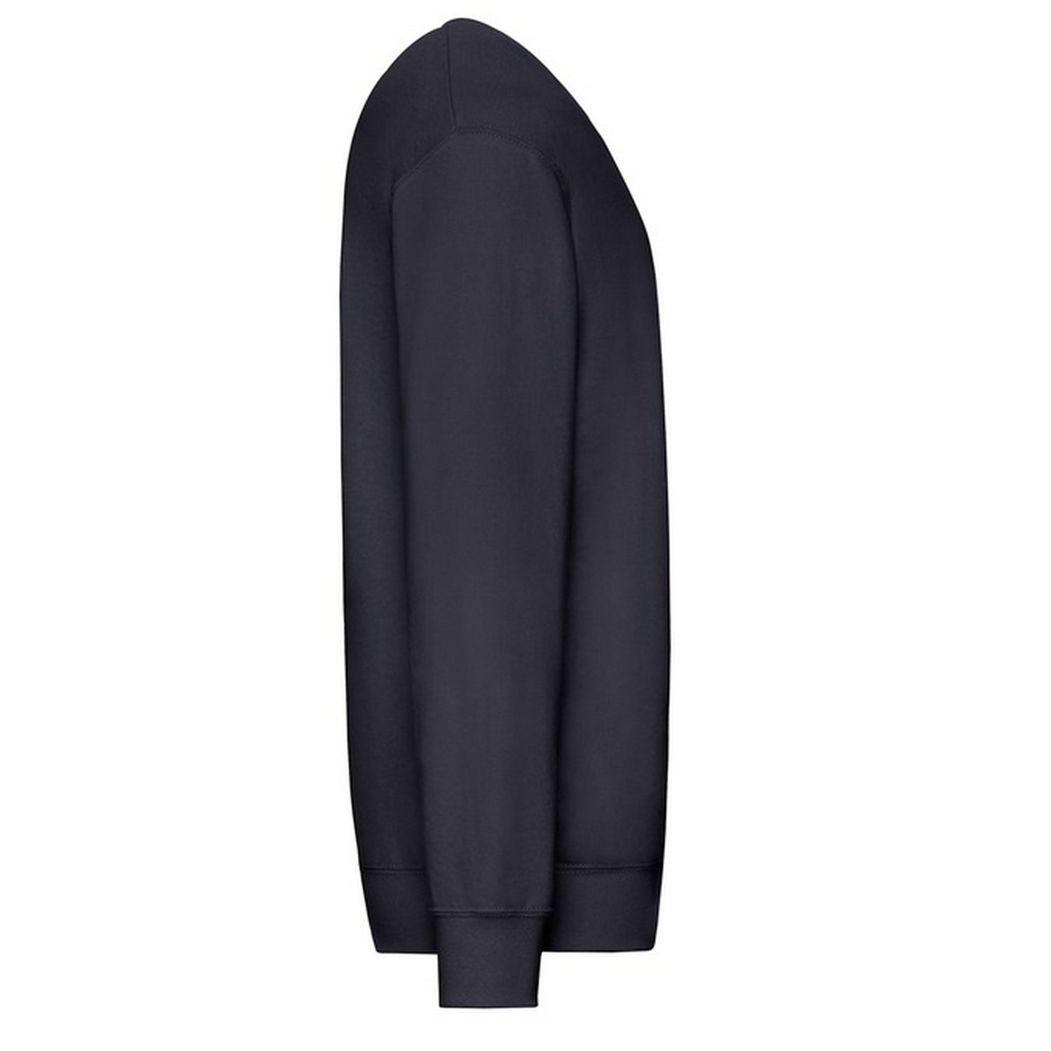 Deep Navy - Side - Fruit of the Loom Mens Lightweight Set-in Sweatshirt