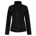 Black - Front - Regatta Professional Womens-Ladies Recycled Full Zip Fleece Jacket