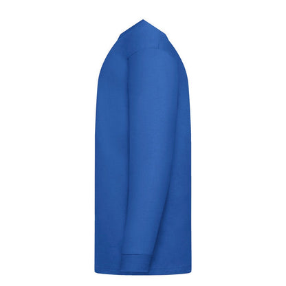 Royal Blue - Lifestyle - Fruit Of The Loom Childrens-Kids Valueweight Plain Long-Sleeved T-Shirt