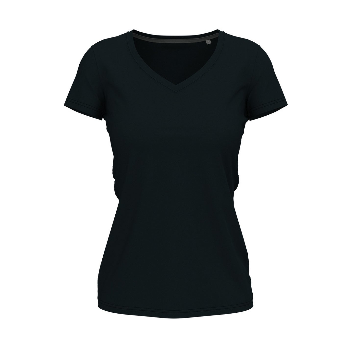 Midnight Blue - Front - Stedman Womens-Ladies Claire V Neck T-Shirt