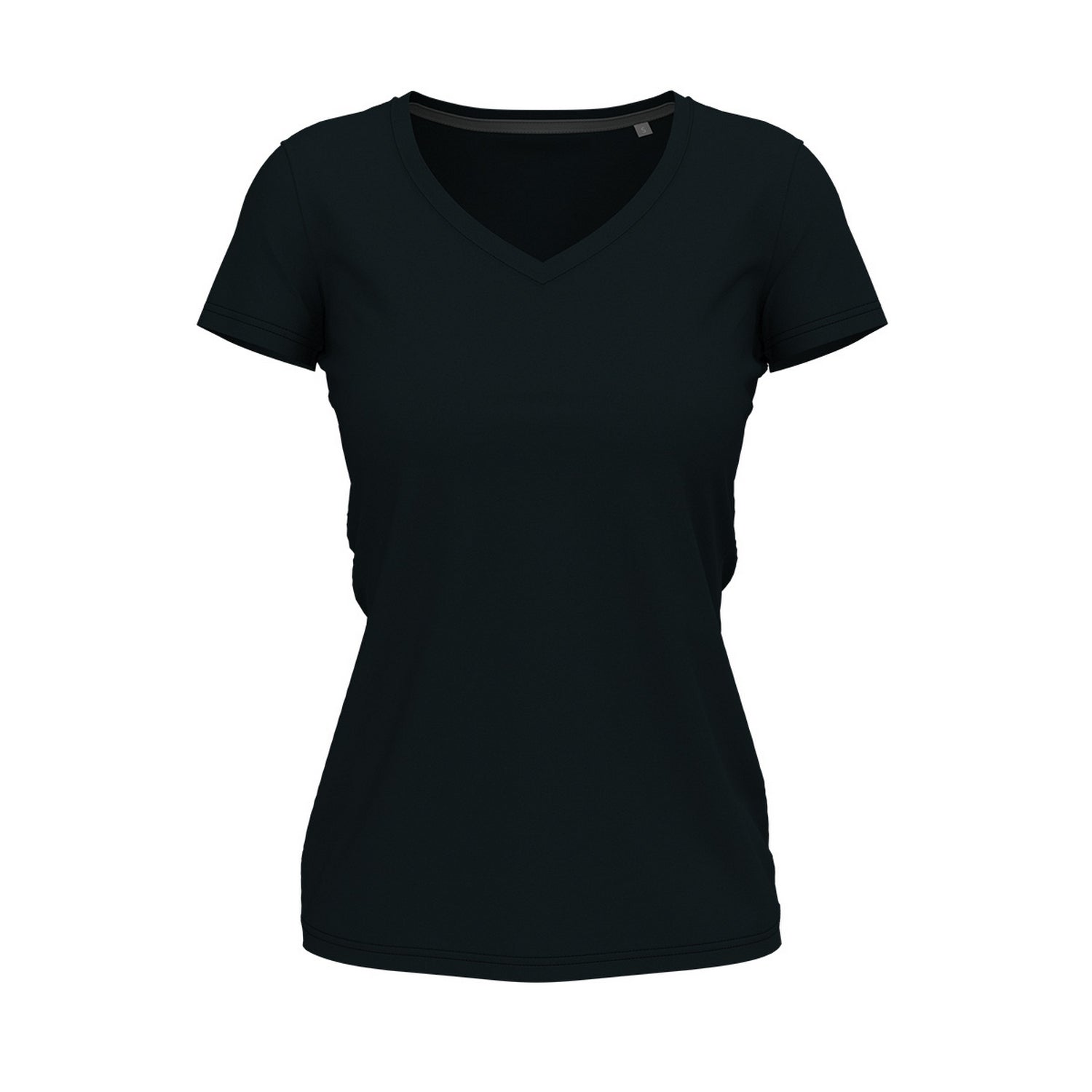 Midnight Blue - Front - Stedman Womens-Ladies Claire V Neck T-Shirt