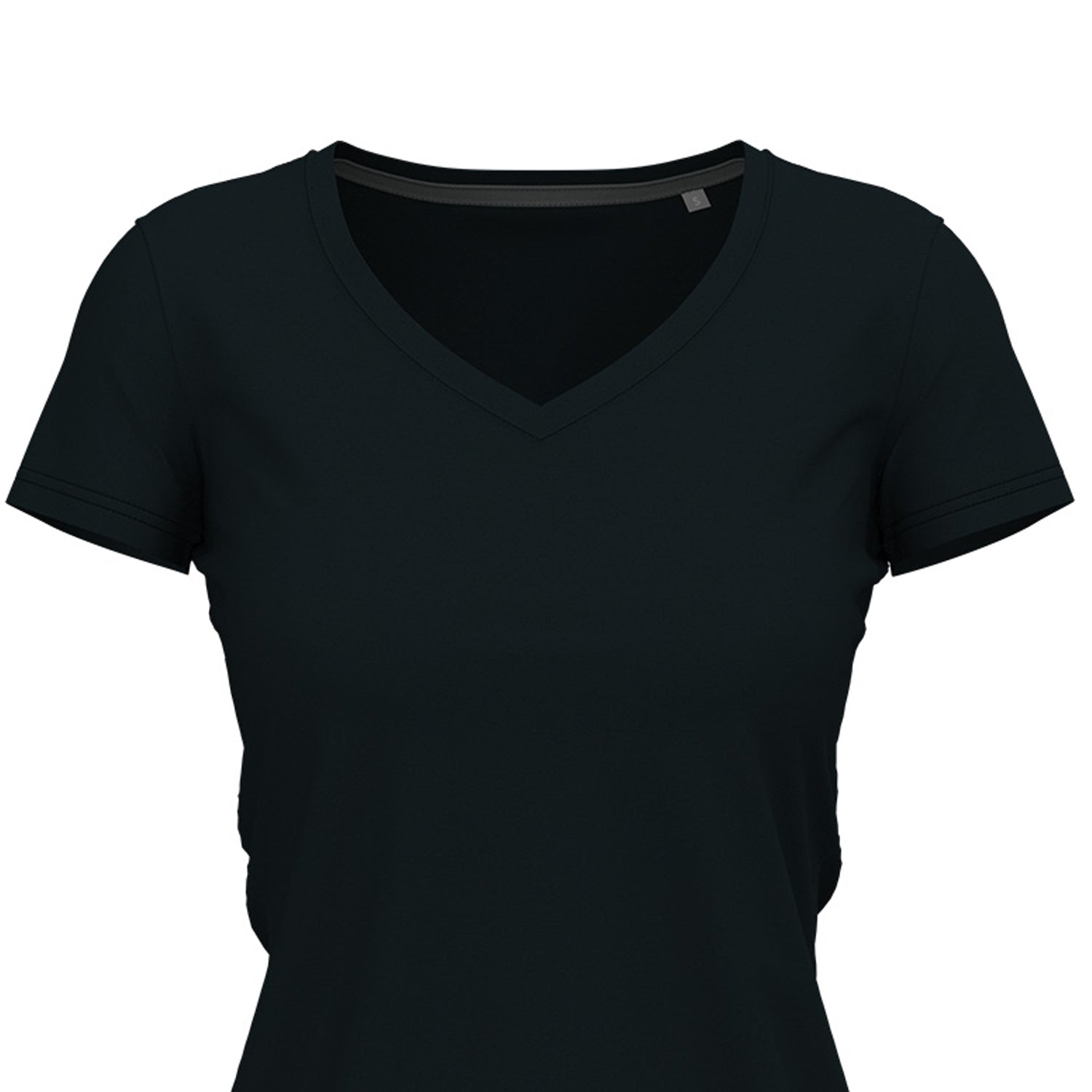 Midnight Blue - Back - Stedman Womens-Ladies Claire V Neck T-Shirt