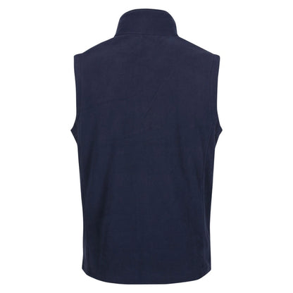 Dark Navy - Back - Regatta Mens Microfleece Gilet