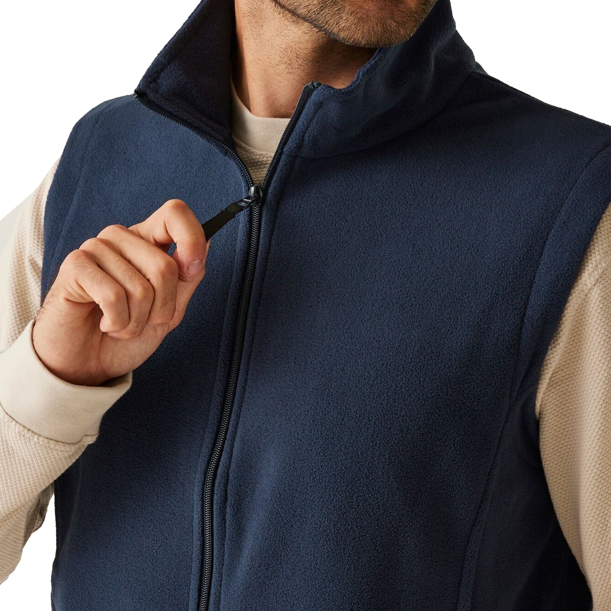 Dark Navy - Lifestyle - Regatta Mens Microfleece Gilet