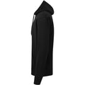 Dark Black - Side - SG Mens Combed Cotton Hoodie