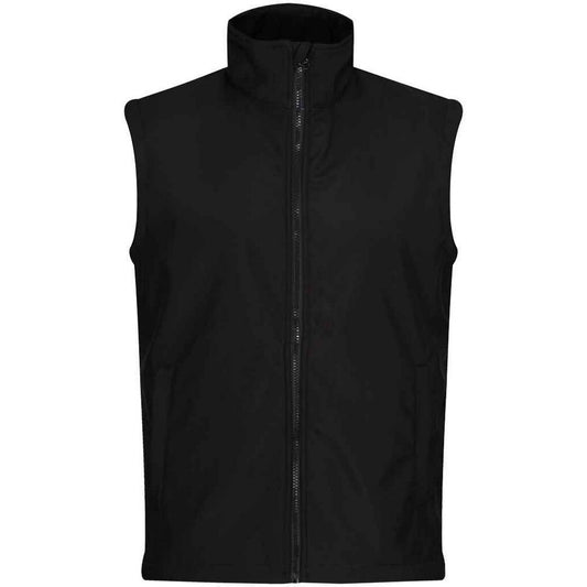 Black - Front - Regatta Professional Mens Ablaze Softshell Printable Gilet