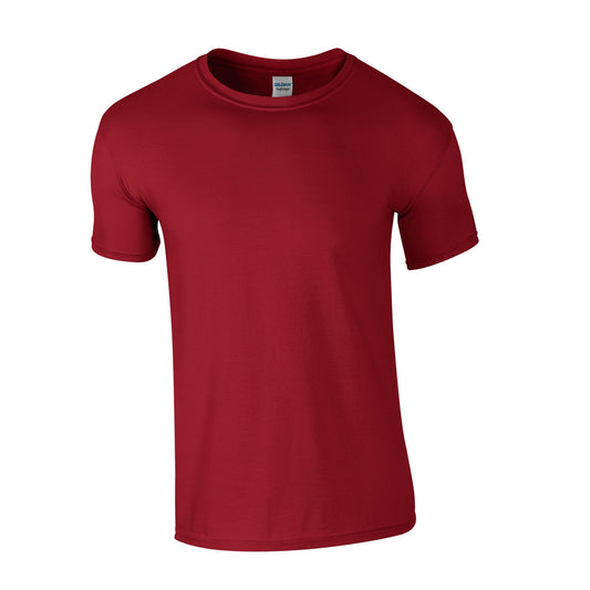 Cardinal Red - Front - Gildan Unisex Adult Softstyle T-Shirt