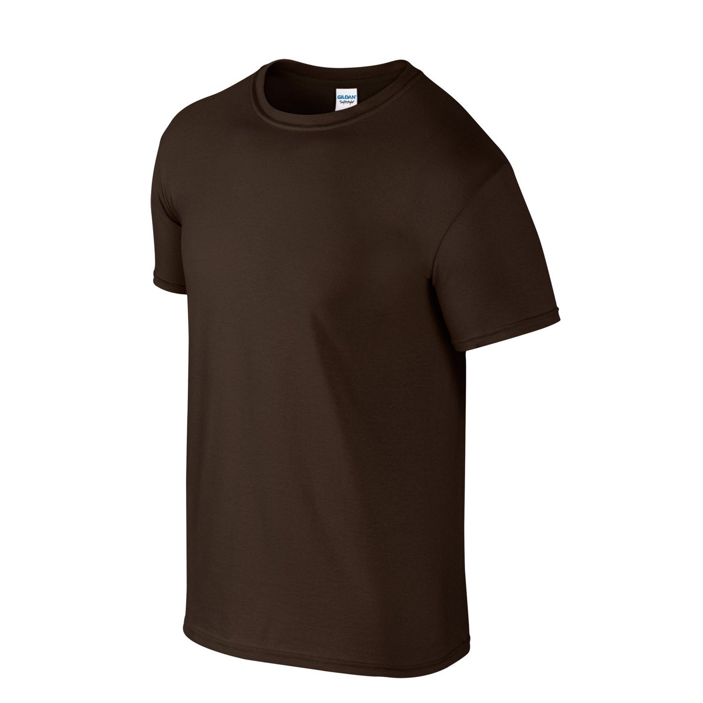Dark Chocolate - Side - Gildan Unisex Adult Softstyle T-Shirt