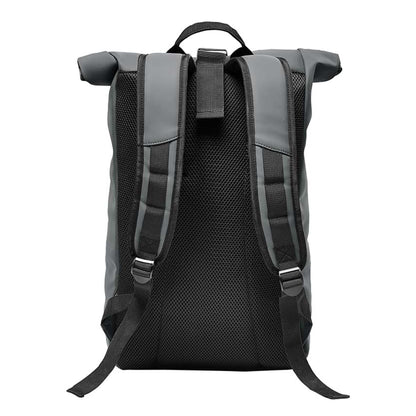 Graphite - Back - Stormtech Sargasso Roll Top Backpack