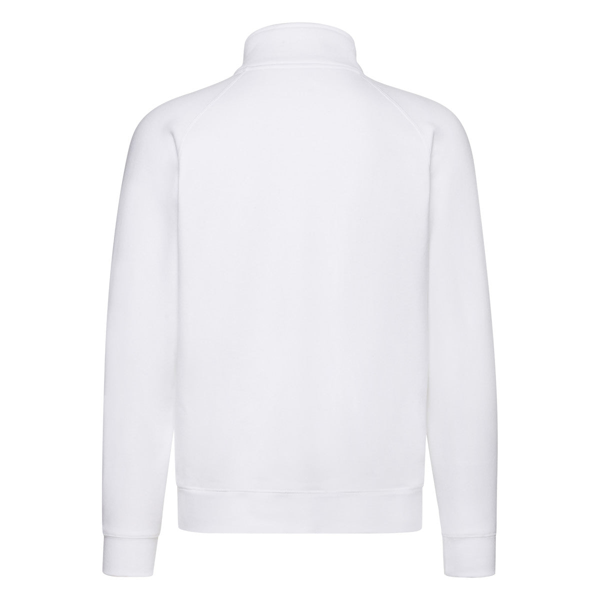 White - Back - Fruit of the Loom Mens Premium Sweat Jacket