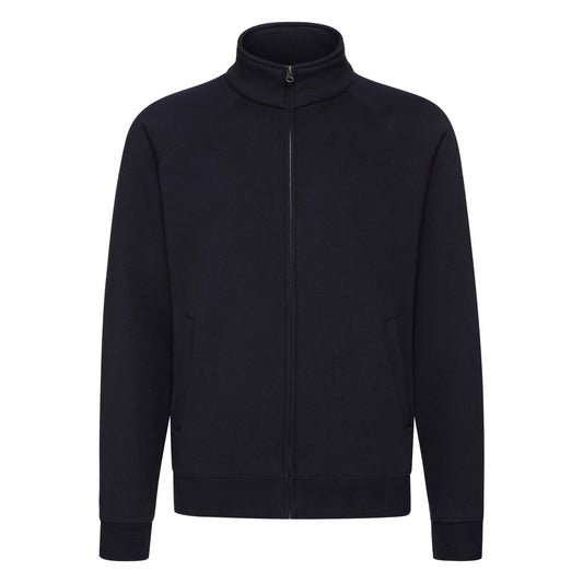 Deep Navy - Front - Fruit of the Loom Mens Premium Sweat Jacket