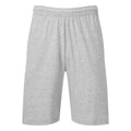 Heather Grey - Front - Fruit of the Loom Mens Iconic 195 Jersey Shorts