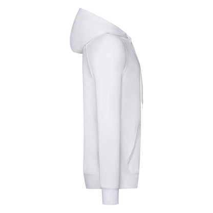 White - Side - Fruit of the Loom Mens Lightweight Pullover Hoodie